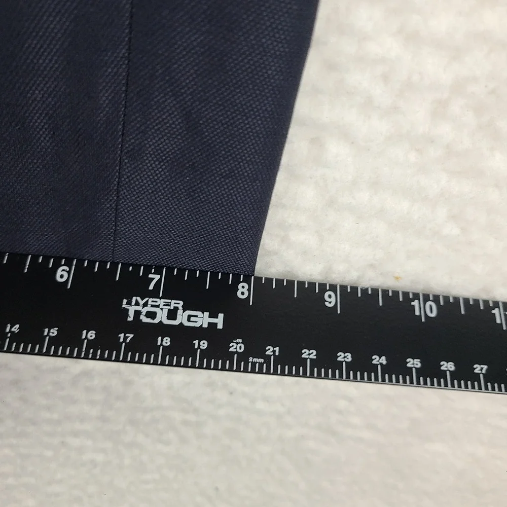 BR Banana Republic Pants‎ Mens 38x27 Dark Blue Wool Trousers Dress Slacks HEMMED